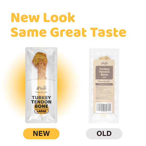 iPaw - Turkey Tendon for Dogs (Large Bone)