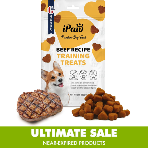 Final Batch on Sale – Near-Expired Products -iPaw - Soft Treat for Dogs (Beef) Best by Jan 2026