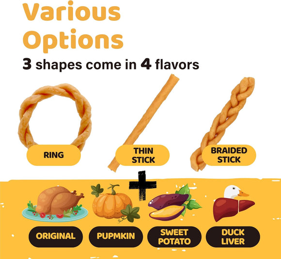 iPaw -Turkey Meat with Sweet Potato (Braided Stick)