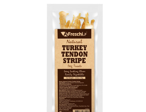 AFreschi - Turkey Tendon for Dogs Strip | EAN:4713077076095