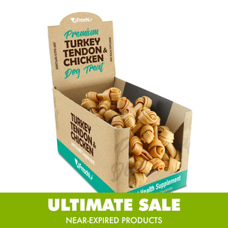 Ultimate Sale - Near-Expired Products - AFreschi - Turkey Tendon for Senior Dog (Small Bone-Glucosamine & Chondrotin)-Box
