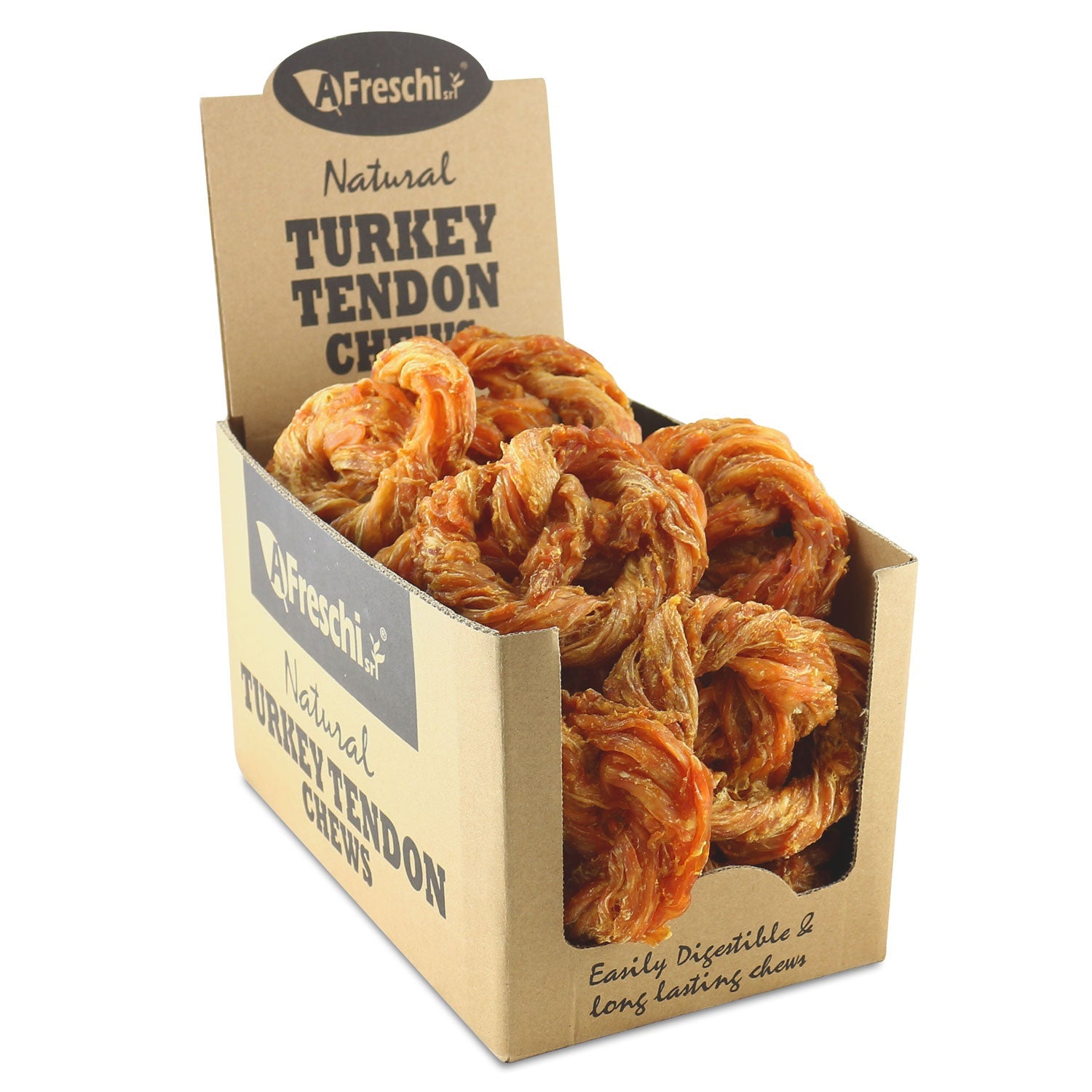 Afreschi Turkey Tendon for Dogs Dog Treats for Signature Series All PetDelux