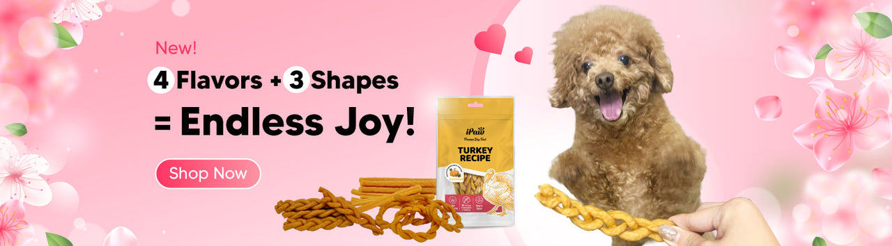 Treat Time Just Got Tastier! New Turkey Tendon Shapes & Flavors for Your Pup🐶💕