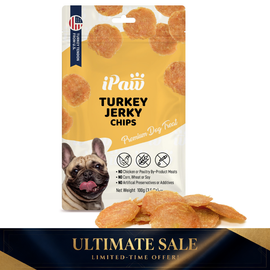iPaw - Turkey Tendon for Dogs (Turkey Jerky Chips)