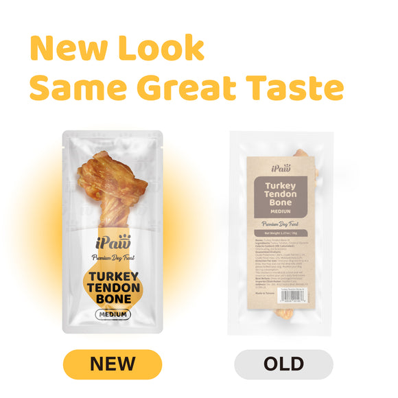 iPaw - Turkey Tendon for Dogs (Medium Bone)