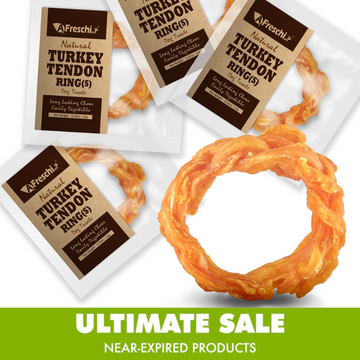 AFreschi & iPaw - Turkey Tendon for Dogs (Small Ring)
