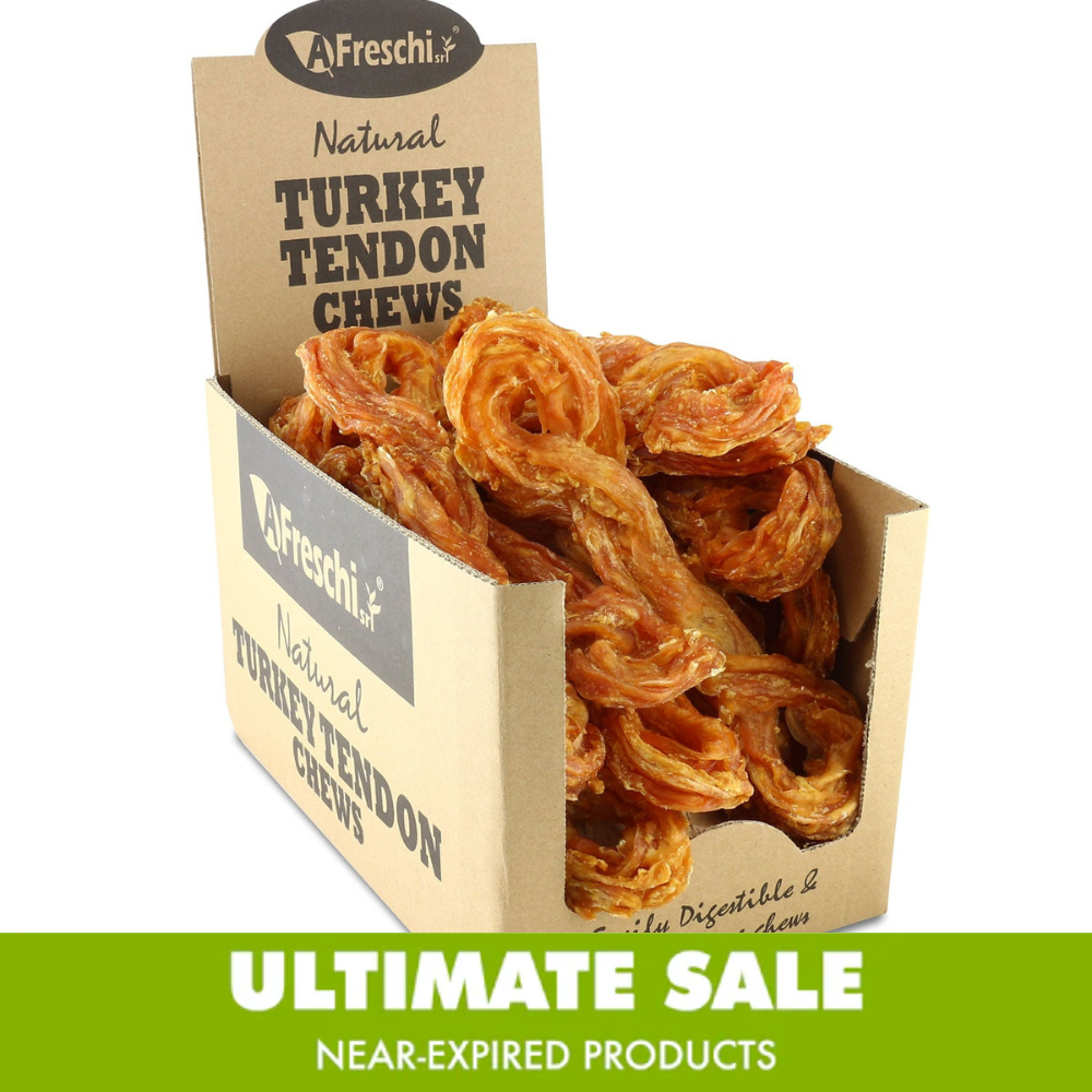 Near-Expired Products - AFreschi - Turkey Tendon for Dogs (Large Rope) - Box  (Best By Oct 2025)