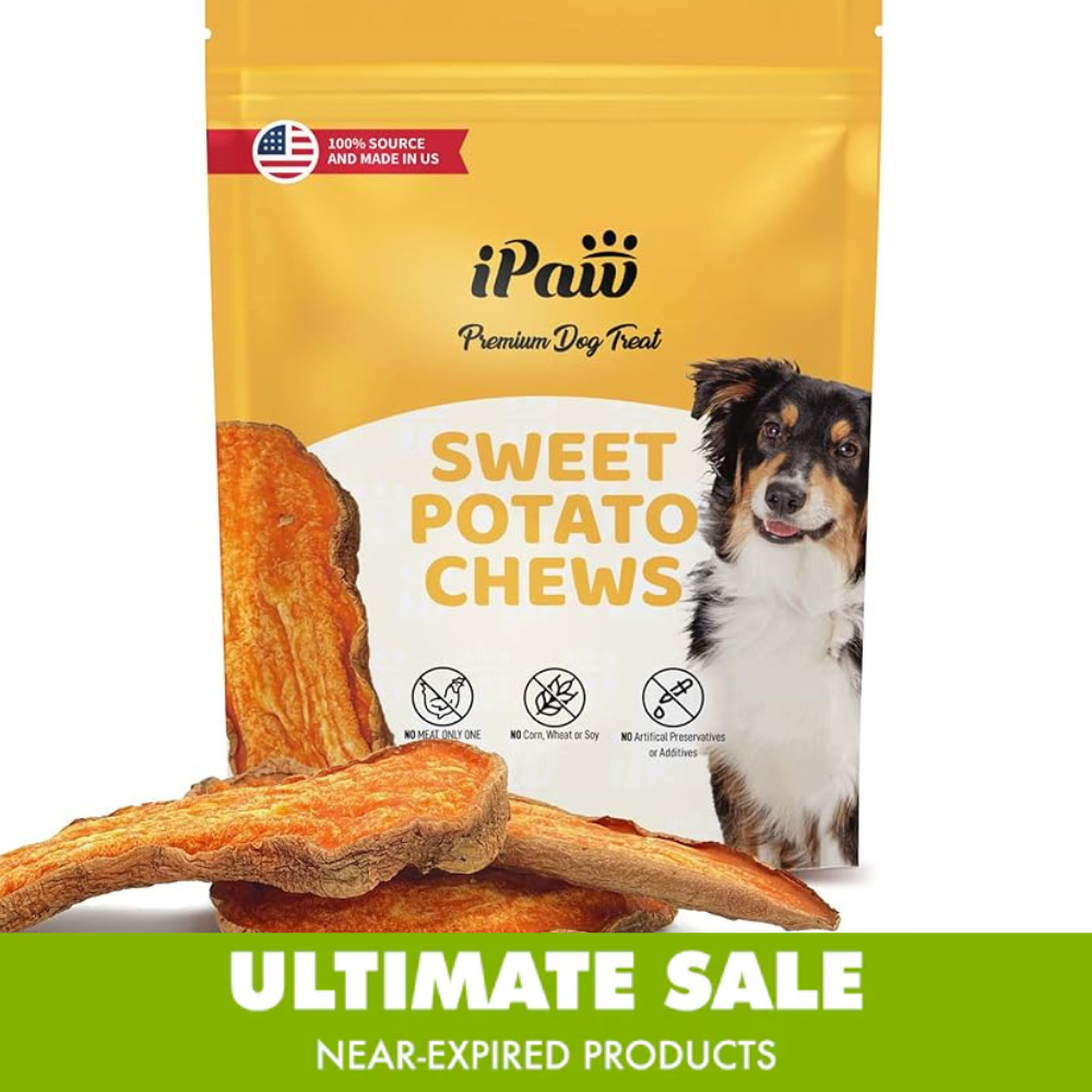 Near-Expired Products -iPaw -  Sweet Potato Chews (8.8oz) Best By Oct 2025