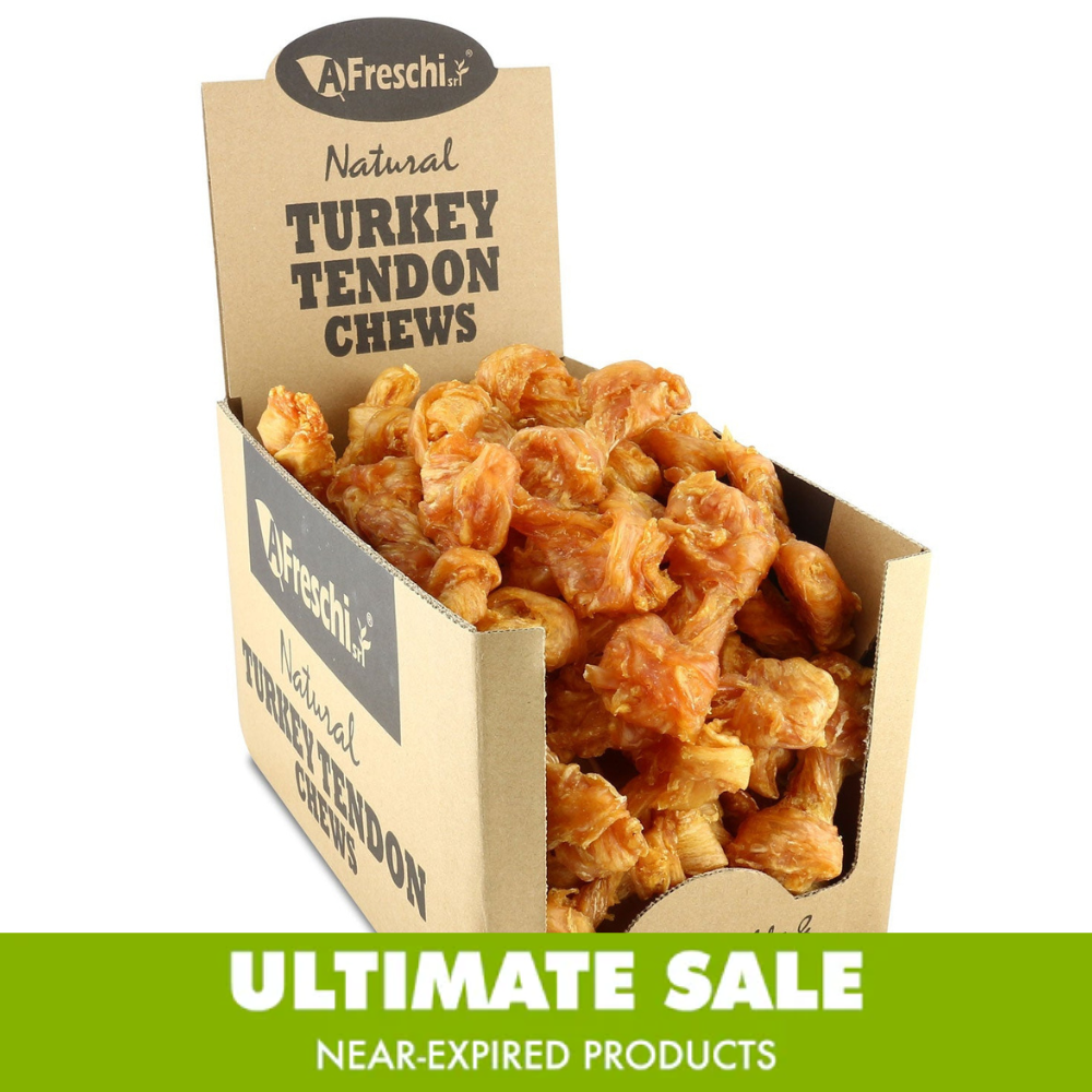 Near-Expired Products -AFreschi & iPaw - Turkey Tendon for Dogs (Small Bone) Best by Oct 2025 - 0