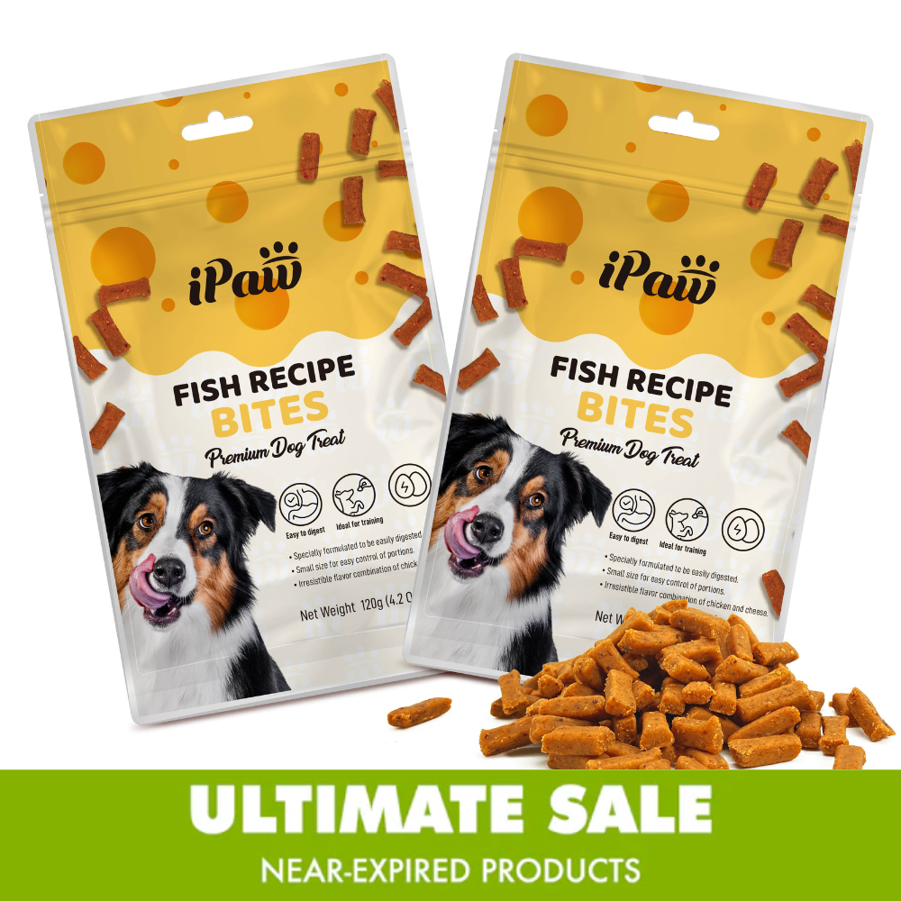Near-Expired Products - iPaw - Fish Recipe Bites (Best by Dec 2025)