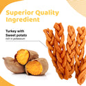 iPaw -Turkey Meat with Sweet Potato (Braided Stick)