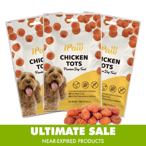 Final Batch on Sale – Near-Expired Products -  iPaw - Chicken Tots ( Best by Dec 2025 )