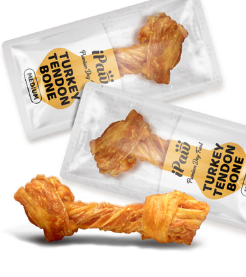 iPaw - Turkey Tendon for Dogs (Medium Bone)