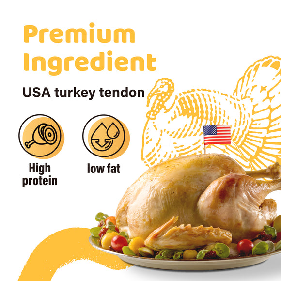 iPaw - Turkey Tendon for Dogs (Soft Strip)