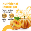 iPaw - Turkey Tendon for Dogs (Soft Strip Pumpkin)-3