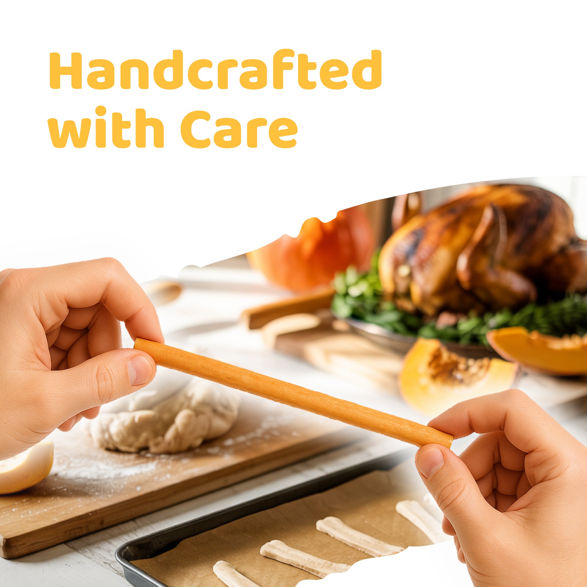 iPaw – Turkey Tendon with Chicken for Dogs (Thin Stick) - 0