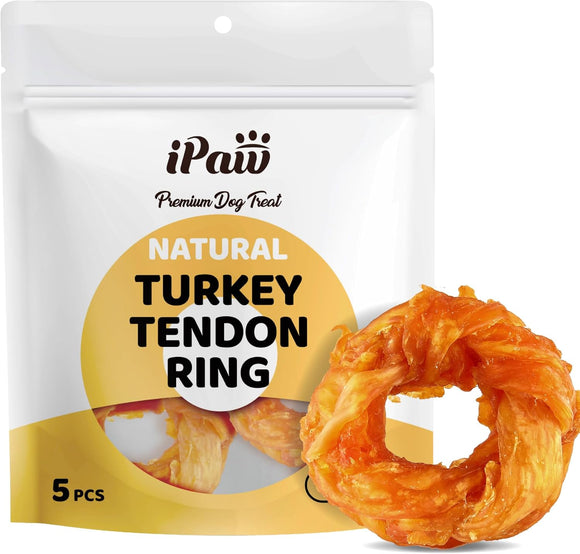 iPaw -  Turkey Tendon for Dogs (Medium Ring)
