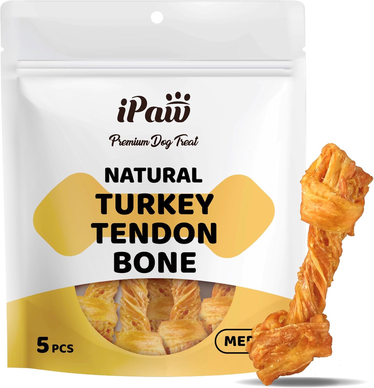 iPaw - Turkey Tendon for Dogs (Medium Bone)