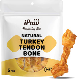 iPaw - Turkey Tendon for Dogs (Medium Bone)