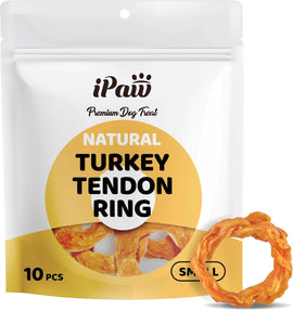 iPaw - Turkey Tendon for Dogs (Small Ring)