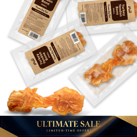 iPaw - Turkey Tendon for Dogs (Small Bone)