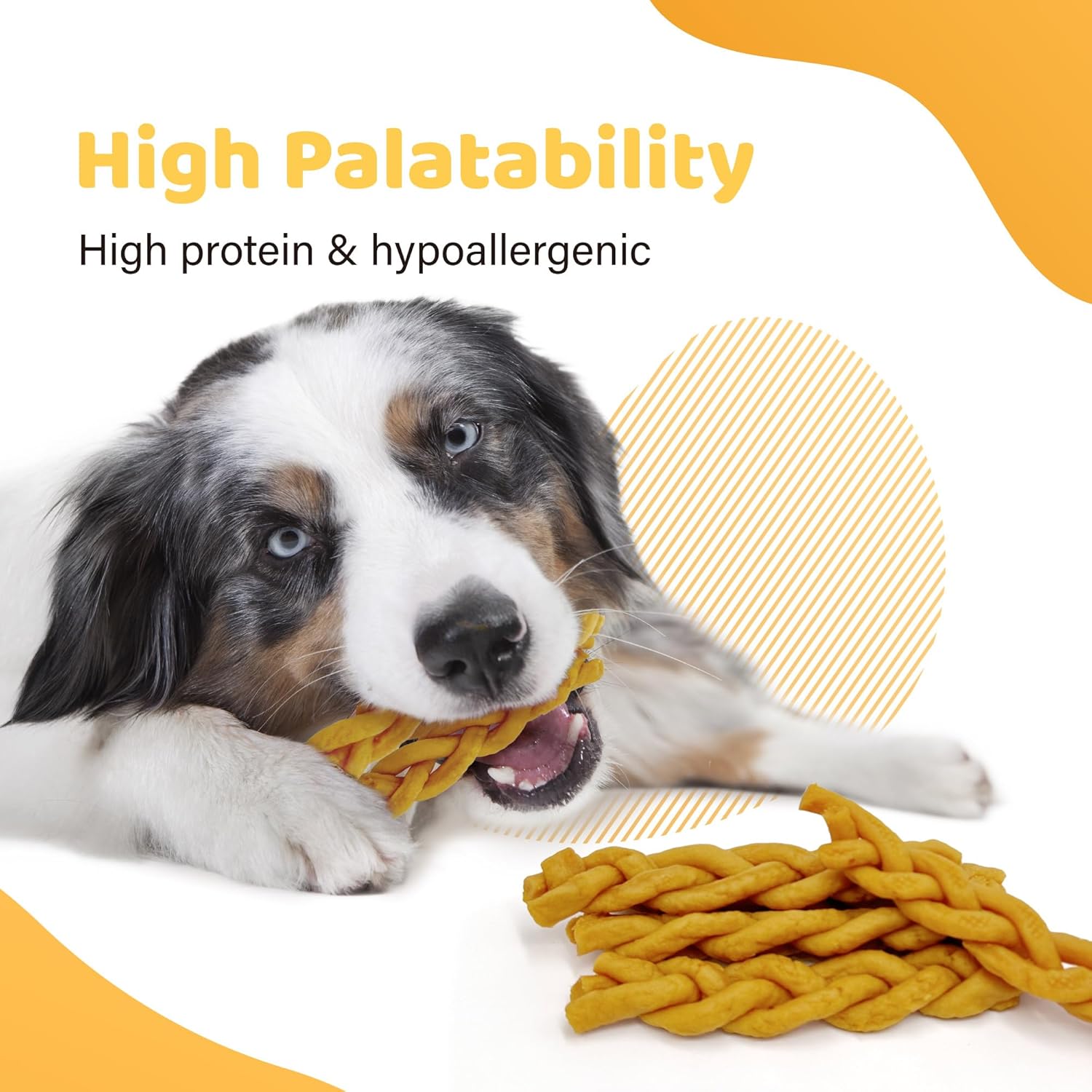iPaw - Turkey Meat with Pumpkin (Braided Stick)