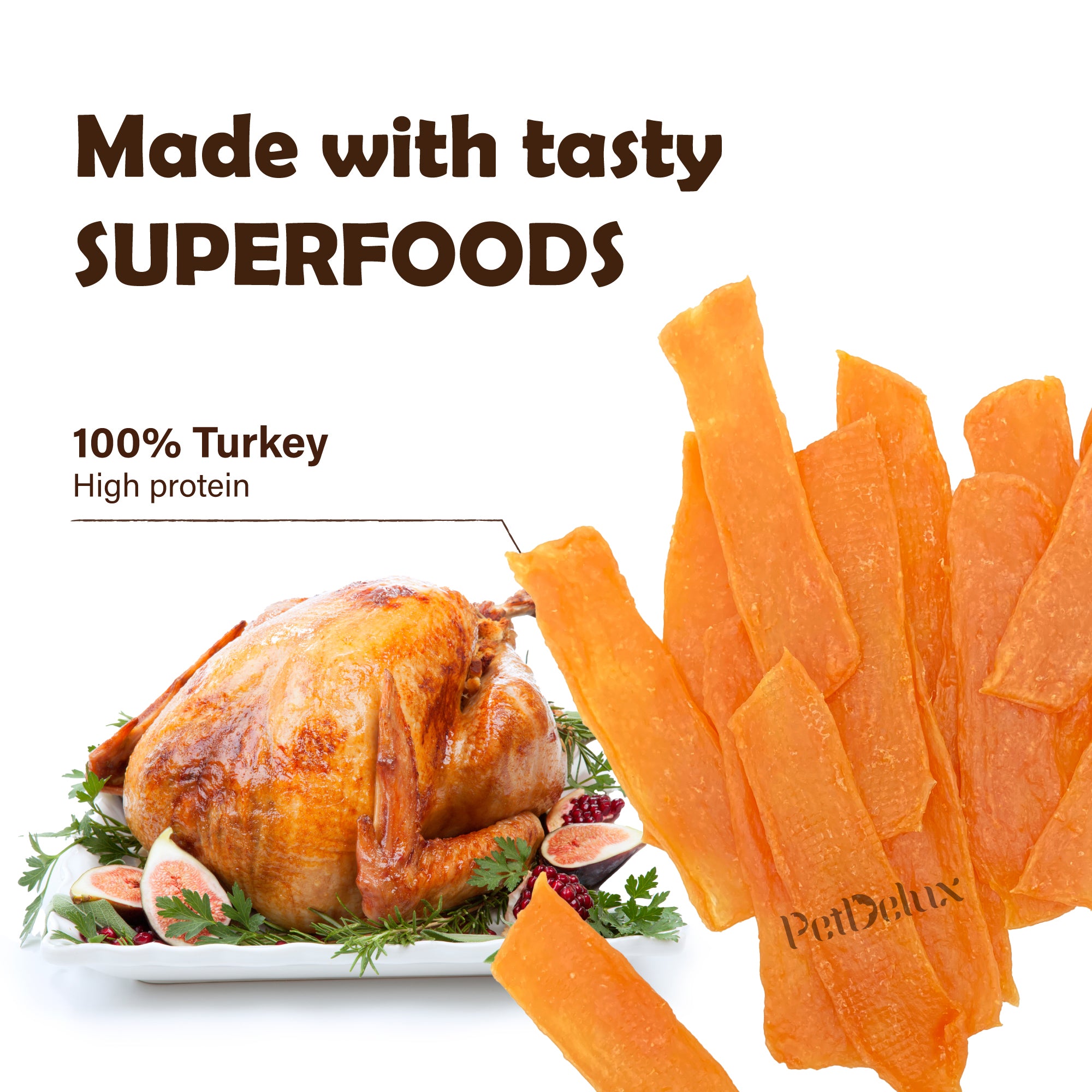 AFreschi - Turkey Tendon for Dogs (Classic Series - Slice)