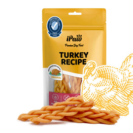 iPaw - Turkey Meat (Braided Stick)