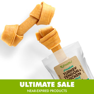 Ultimate Sale - Near-Expired Products -AFreschi - Turkey Tendon for Senior Dog (Medium Bone-Glucosamine & Chondrotin)