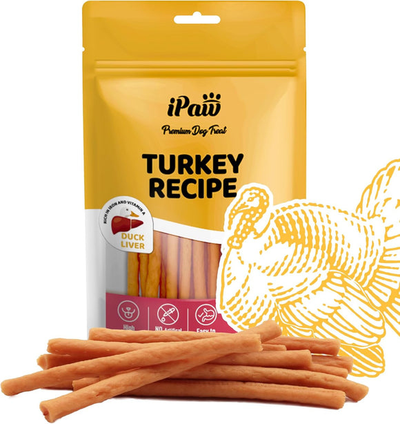 iPaw -  Turkey Meat with Duck Liver (Thin Stick)