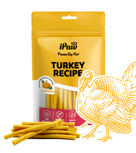 iPaw - Turkey Meat with Pumpkin (Thin Stick)