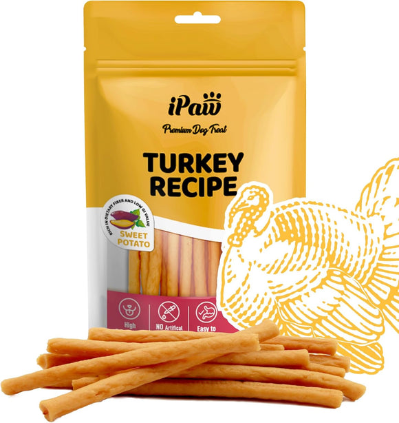 iPaw -Turkey Meat with Sweet Potato (Thin Stick)