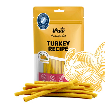 iPaw - Turkey Meat with Pumpkin (Thin Stick)