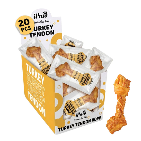 iPaw - Turkey Tendon for Dogs (Medium Bone) SKU:IPCKTB03A-2kh