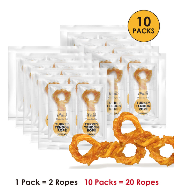 iPaw -  Turkey Tendon for Dogs (Medium Rope)