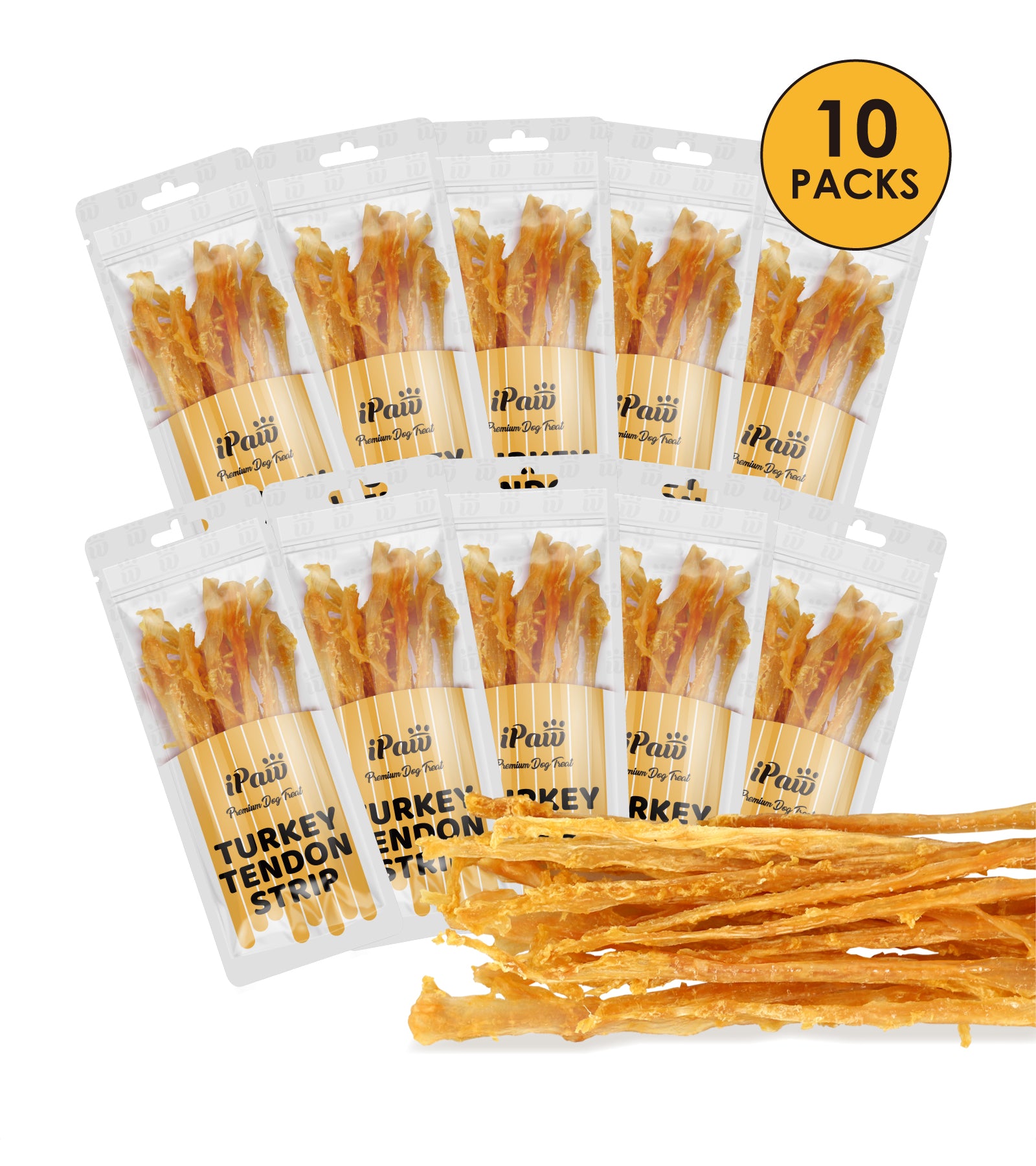AFreschi & iPaw - Turkey Tendon for Dogs (Strip)