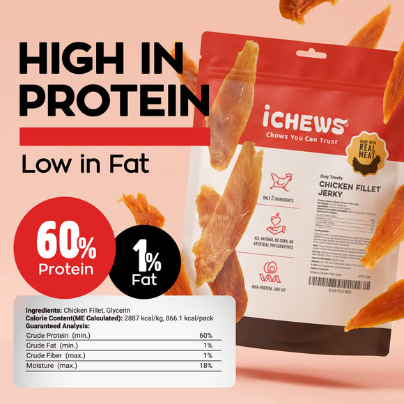 iCHEWS - Chicken Fillet Jerky (10.6oz)