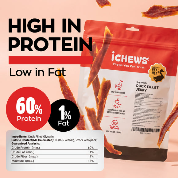 iCHEWS - Duck Fillet Jerky (10.6oz)