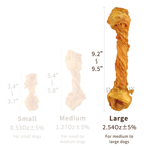 AFreschi - Turkey Tendon for Dogs (Large Bone)