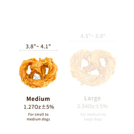 iPaw - Turkey Tendon for Dogs (Medium Pretzel) - 0