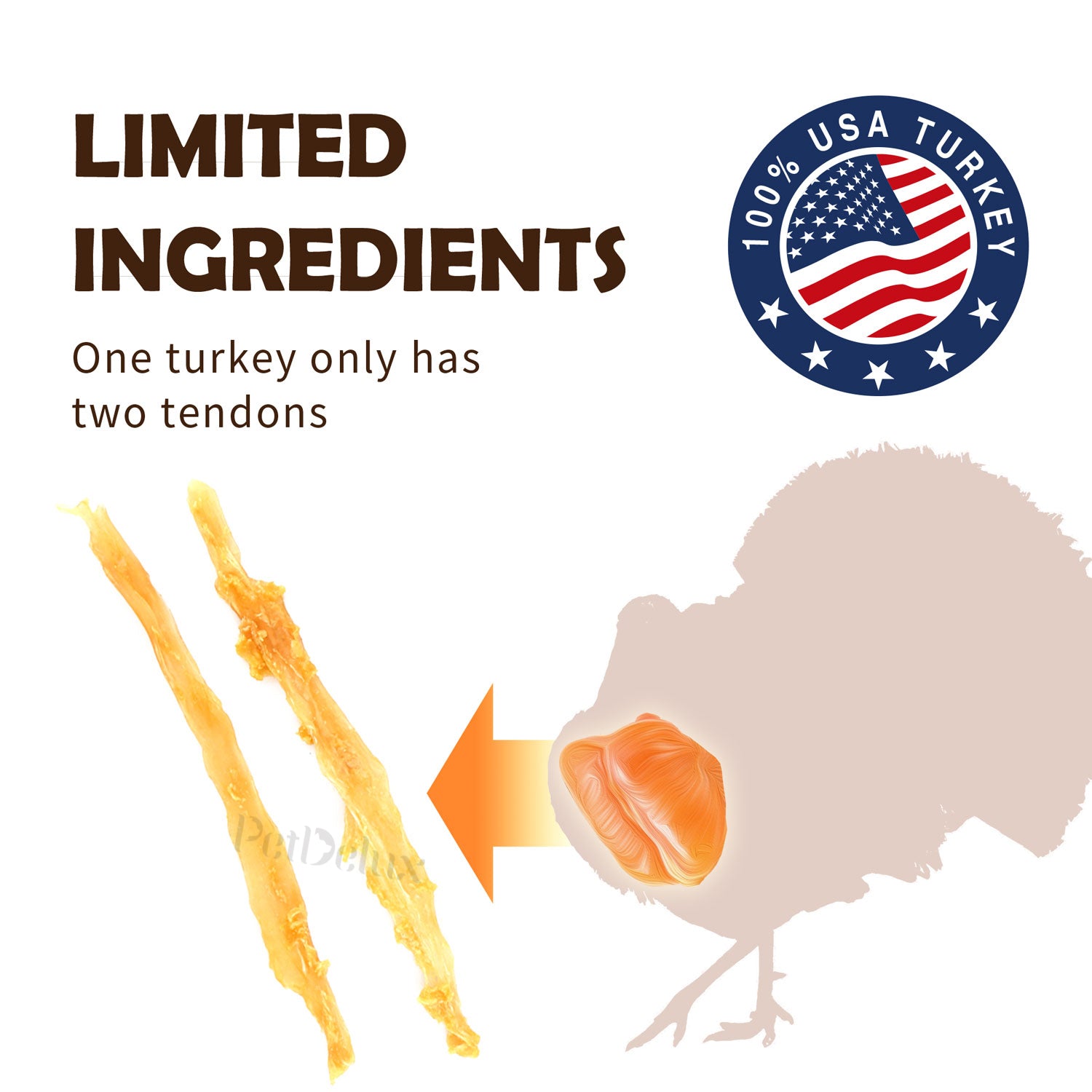 AFreschi - Turkey Tendon for Dogs (Small Bone)-Box