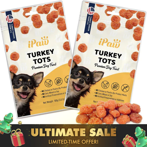 iPaw - Turkey Tendon for Dogs (Turkey Tots)