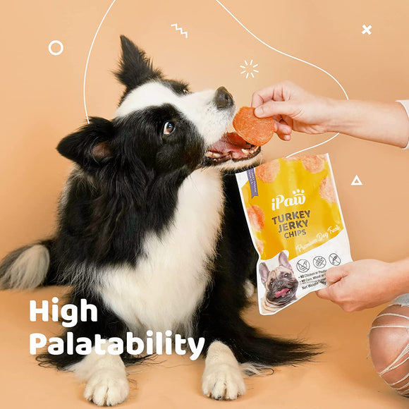 iPaw - Turkey Tendon for Dogs (Turkey Jerky Chips)