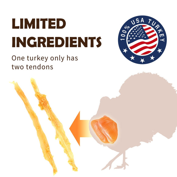 AFreschi & iPaw - Turkey Tendon for Dogs (Strip)